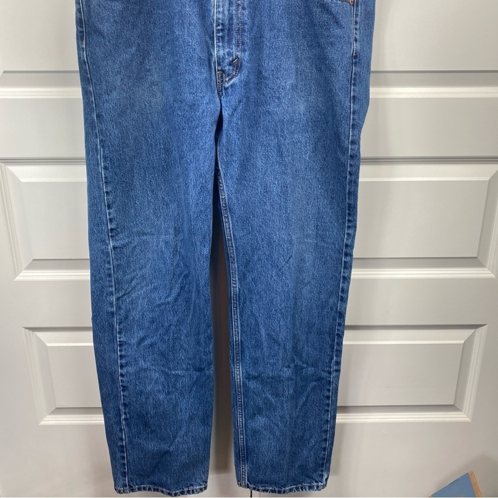 LEVI'S 505 Regular Fit Denim Jeans 40 x 34 Zip Fly Medium to Dark Wash Mens 2018 - Picture 2 of 8